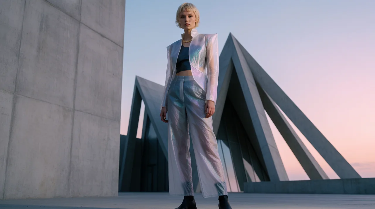 Krea 2 fashion concept use case with avant-garde editorial styling
